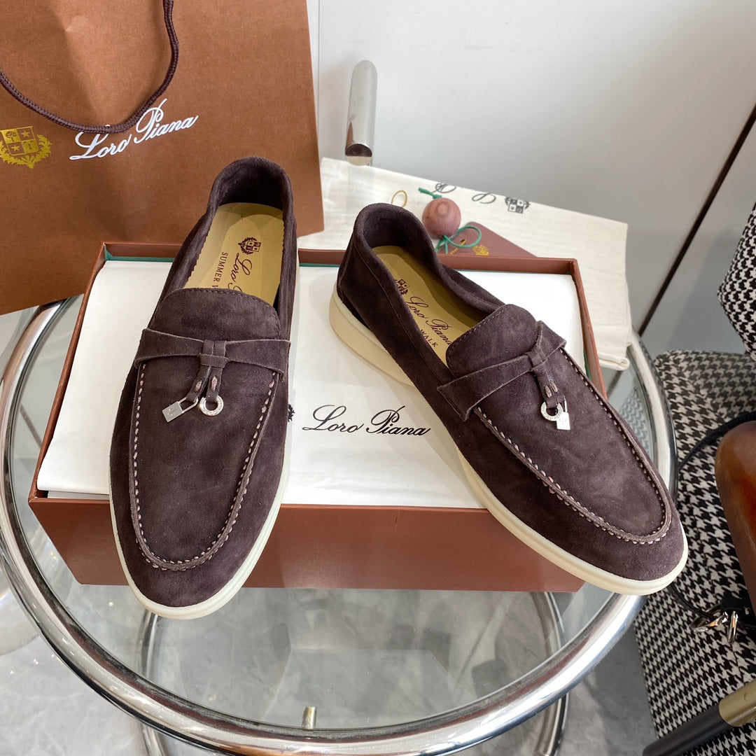 LP SUMMER CHARMS WALK LOAFERS GRAPE SUEDE - 35