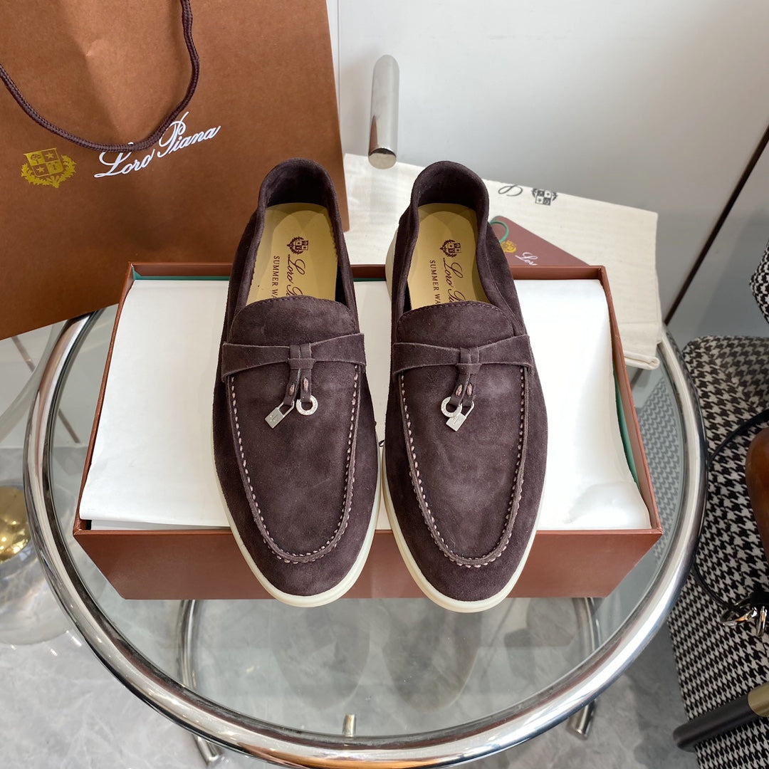 LP SUMMER CHARMS WALK LOAFERS GRAPE SUEDE - 35