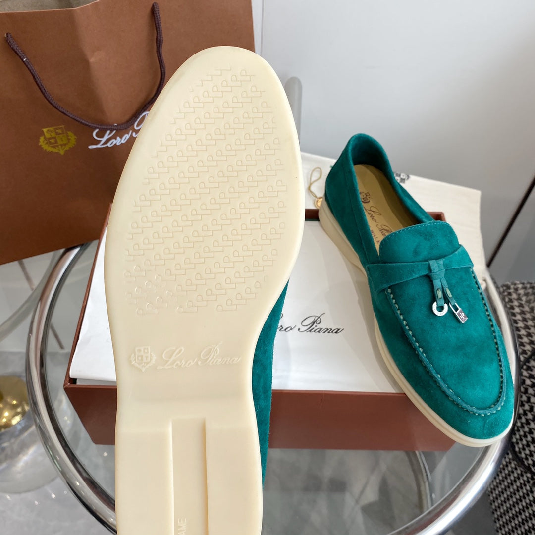LP SUMMER CHARMS WALK LOAFERS TEAL SUEDE - 35