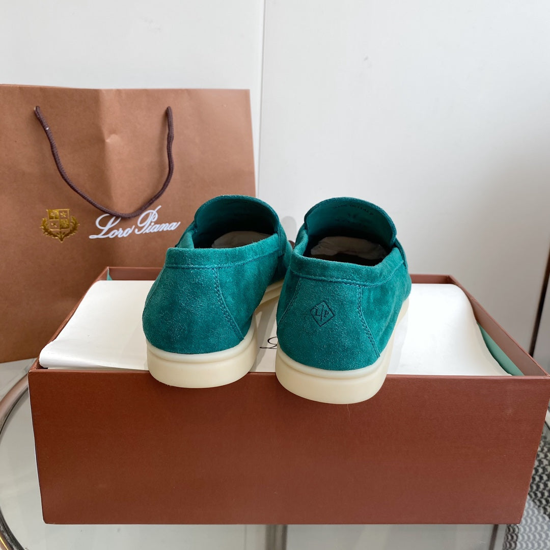 LP SUMMER CHARMS WALK LOAFERS TEAL SUEDE - 35
