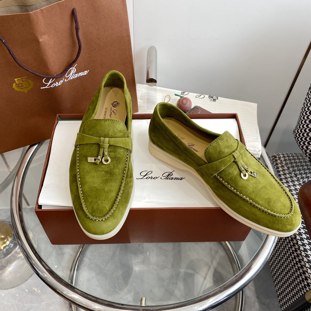LP SUMMER CHARMS WALK LOAFERS MOSS SUEDE - 35