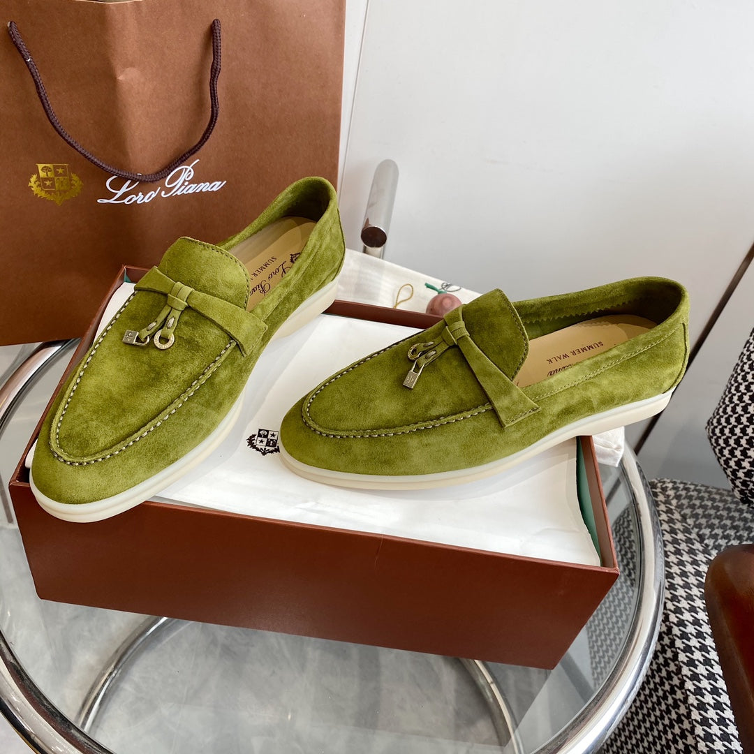 LP SUMMER CHARMS WALK LOAFERS MOSS SUEDE - 35