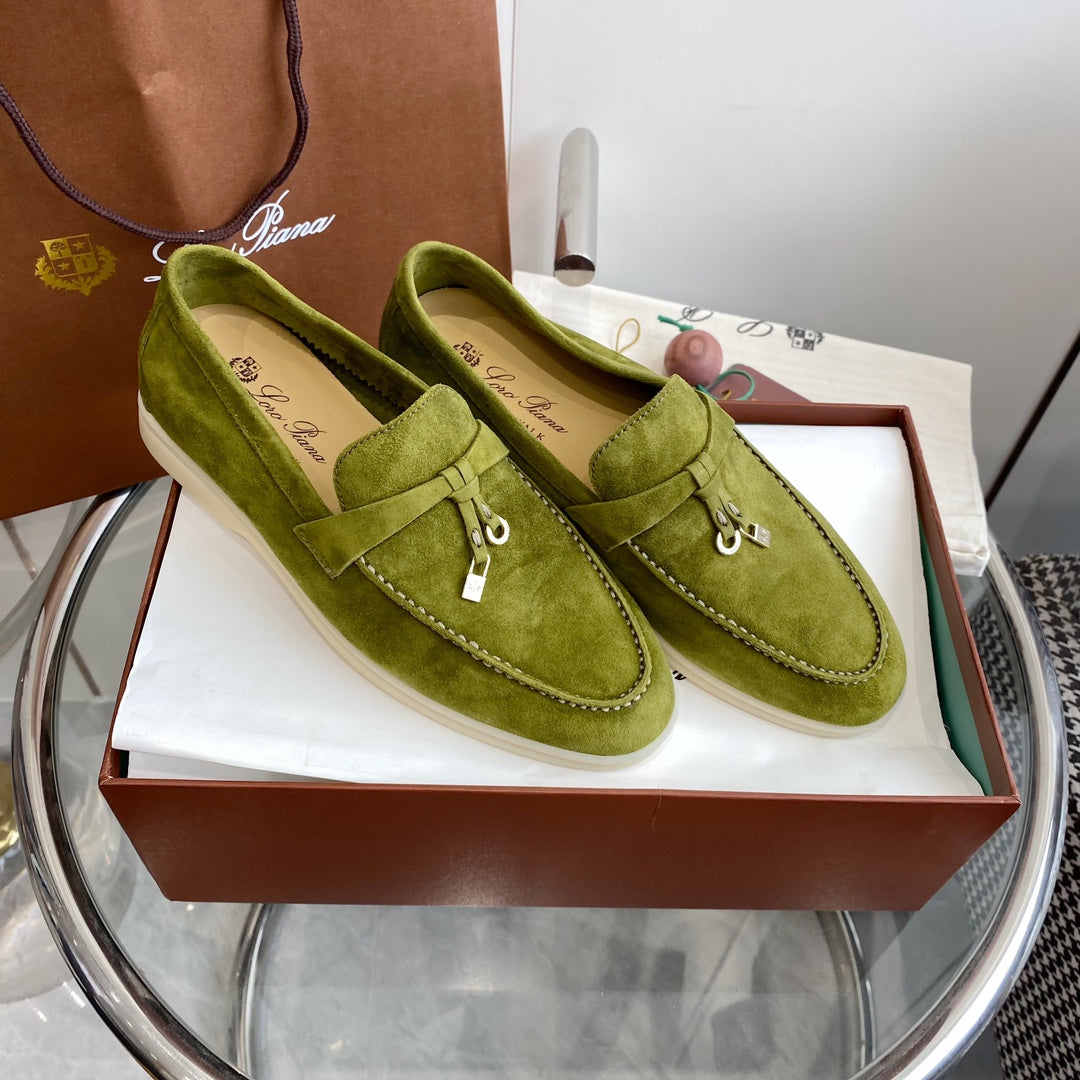 LP SUMMER CHARMS WALK LOAFERS MOSS SUEDE - 35