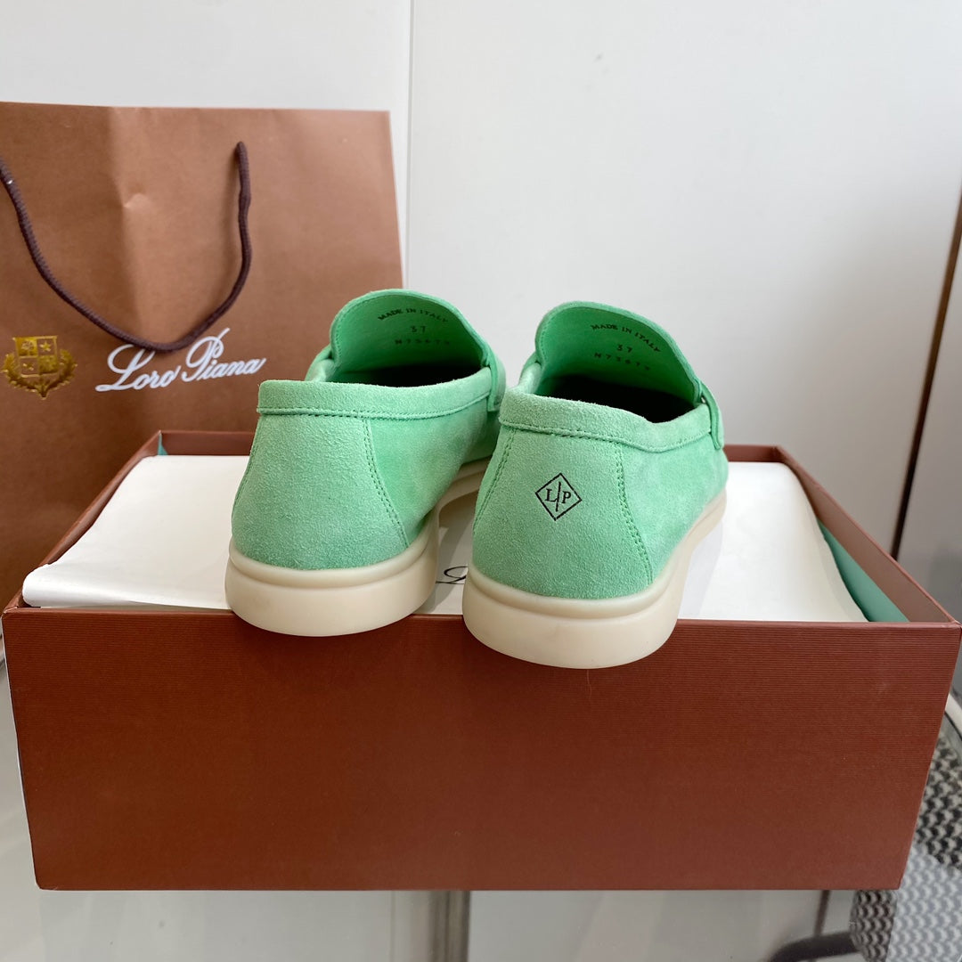 LP SUMMER CHARMS WALK LOAFERS MINT SUEDE - 35