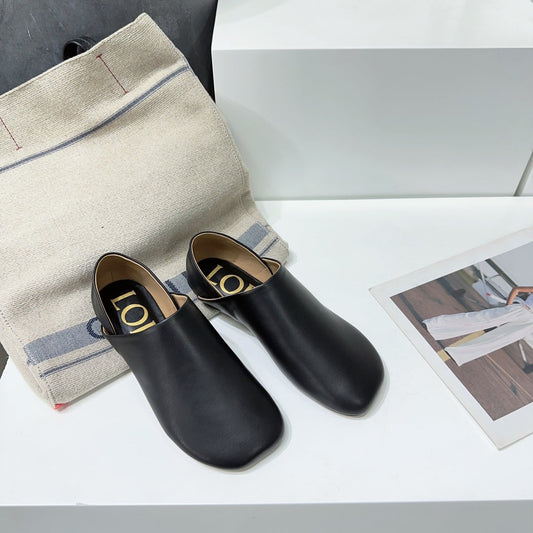 Toy slipper in black goatskin - 35