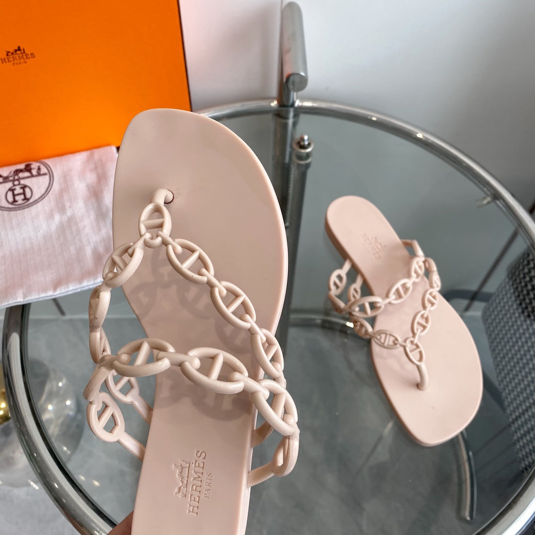 ISLAND SANDAL CHAMPAGNE PVC WATERPROOF - 35