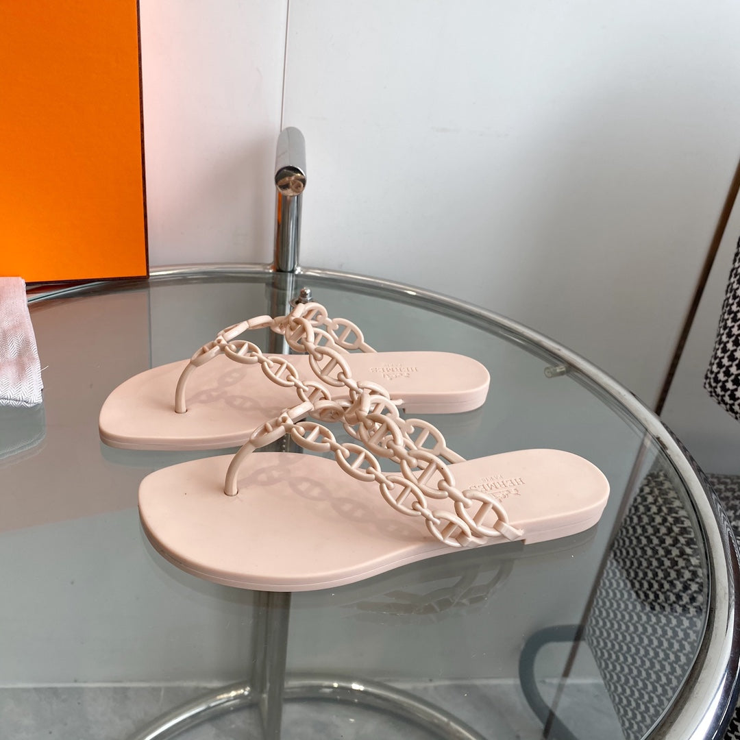 ISLAND SANDAL CHAMPAGNE PVC WATERPROOF - 35
