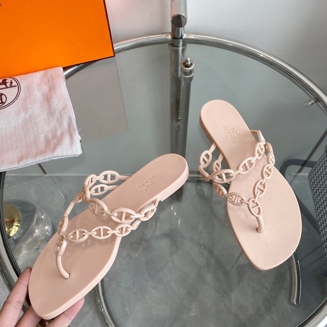ISLAND SANDAL CHAMPAGNE PVC WATERPROOF - 35
