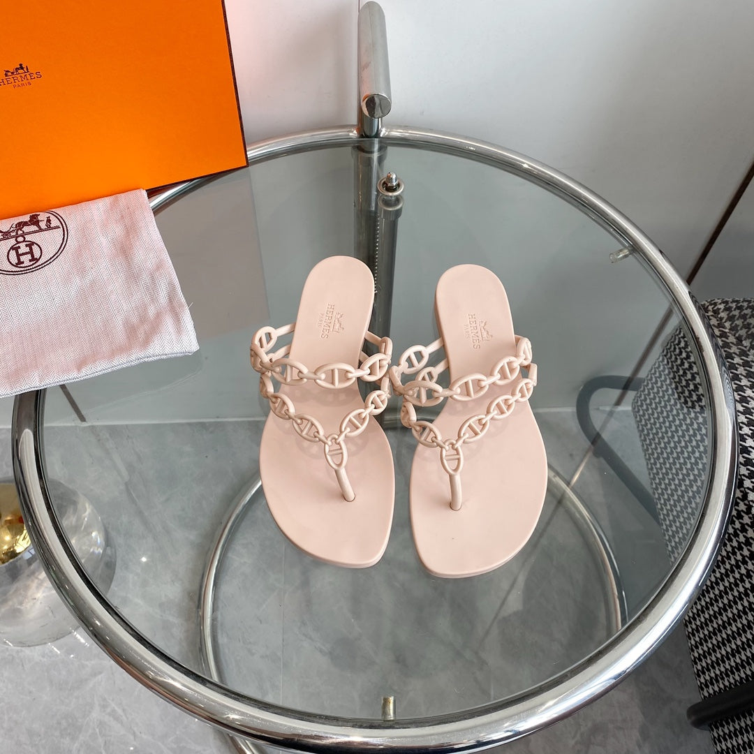 ISLAND SANDAL CHAMPAGNE PVC WATERPROOF - 35