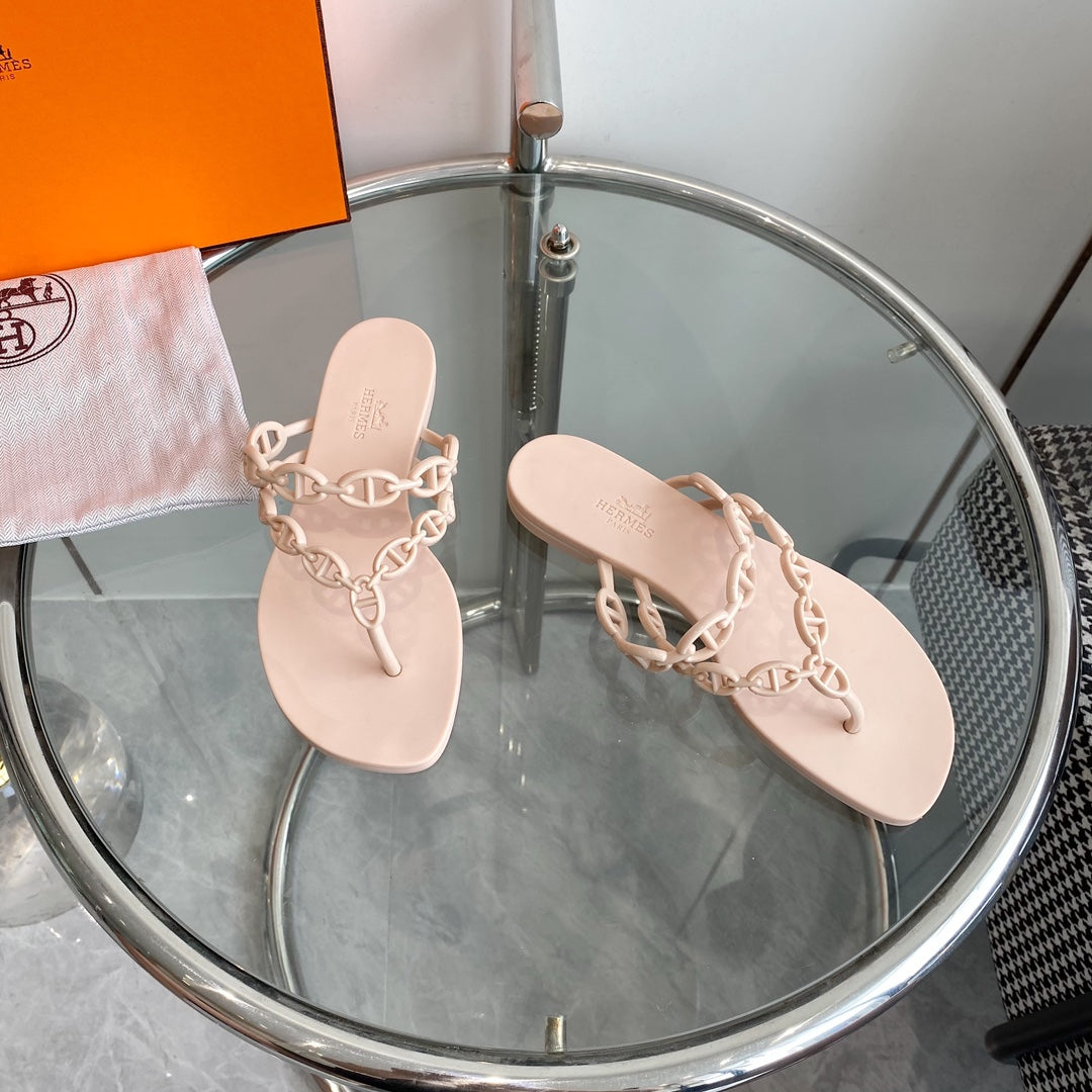ISLAND SANDAL CHAMPAGNE PVC WATERPROOF - 35