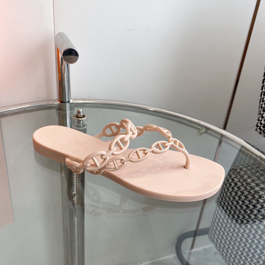 ISLAND SANDAL CHAMPAGNE PVC WATERPROOF - 35