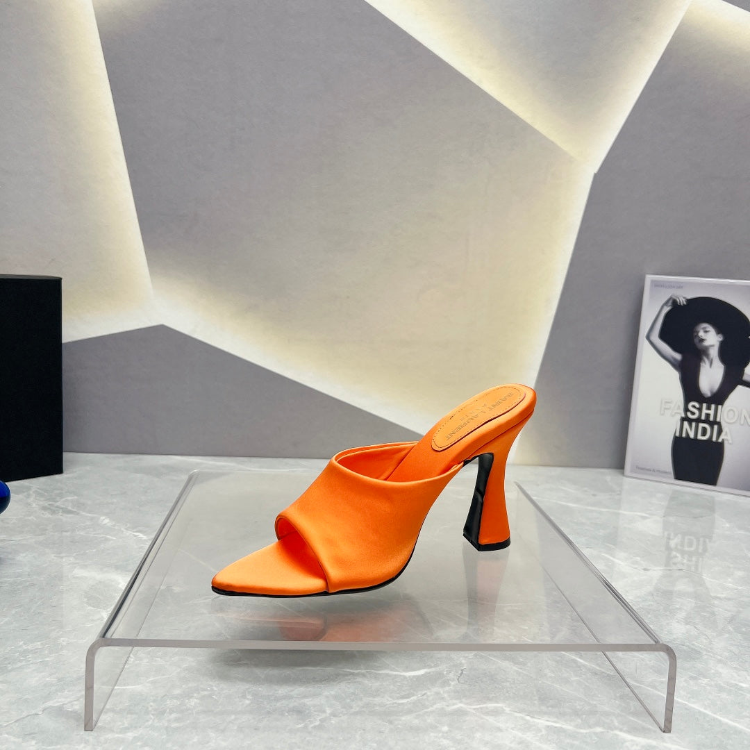 SL GOLDIE MULES TIGER SATIN - 35
