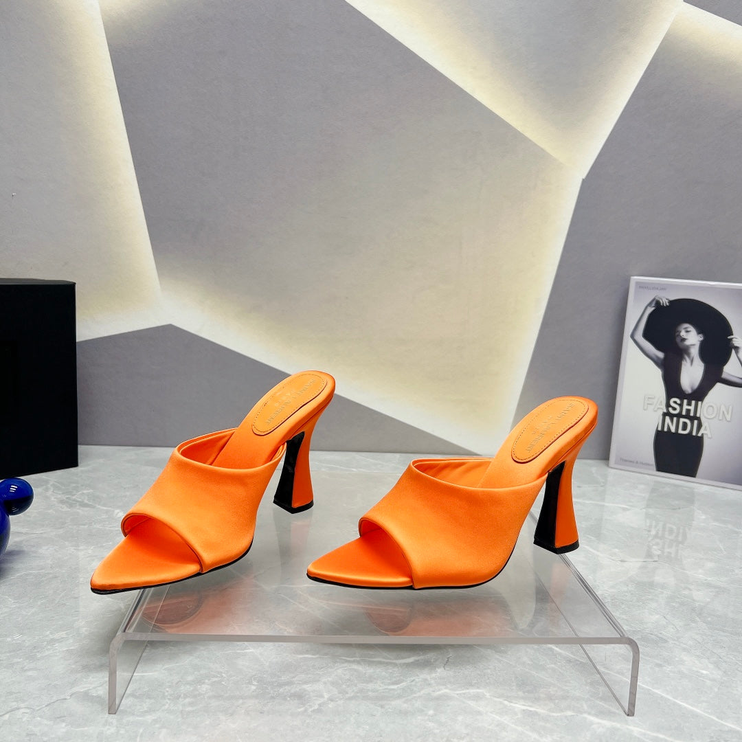 SL GOLDIE MULES TIGER SATIN - 35
