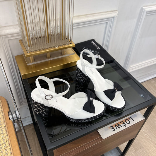 high slingbacks white lambskin - 35