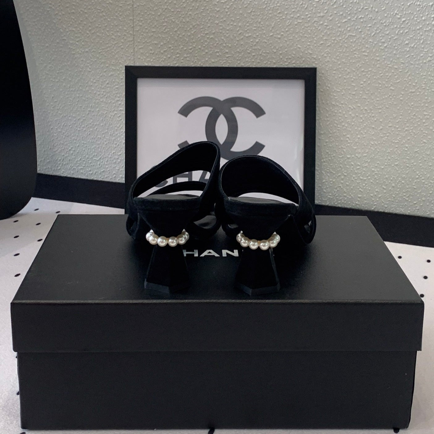 MULES black LAMBSKIN - 35