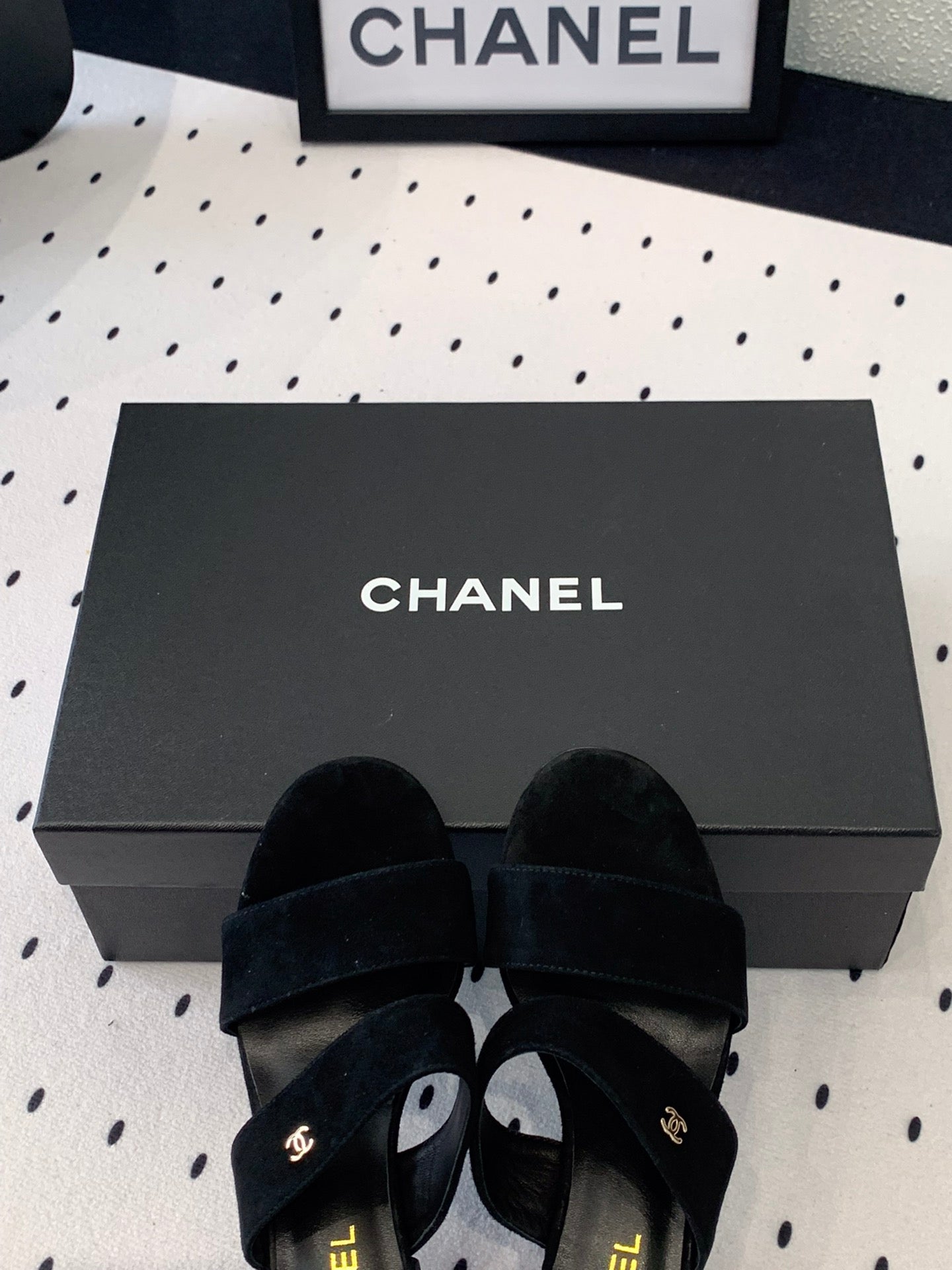 MULES black LAMBSKIN - 35