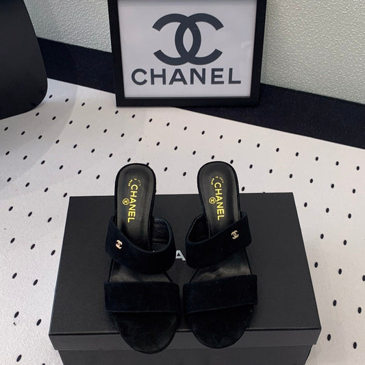 MULES black LAMBSKIN - 35