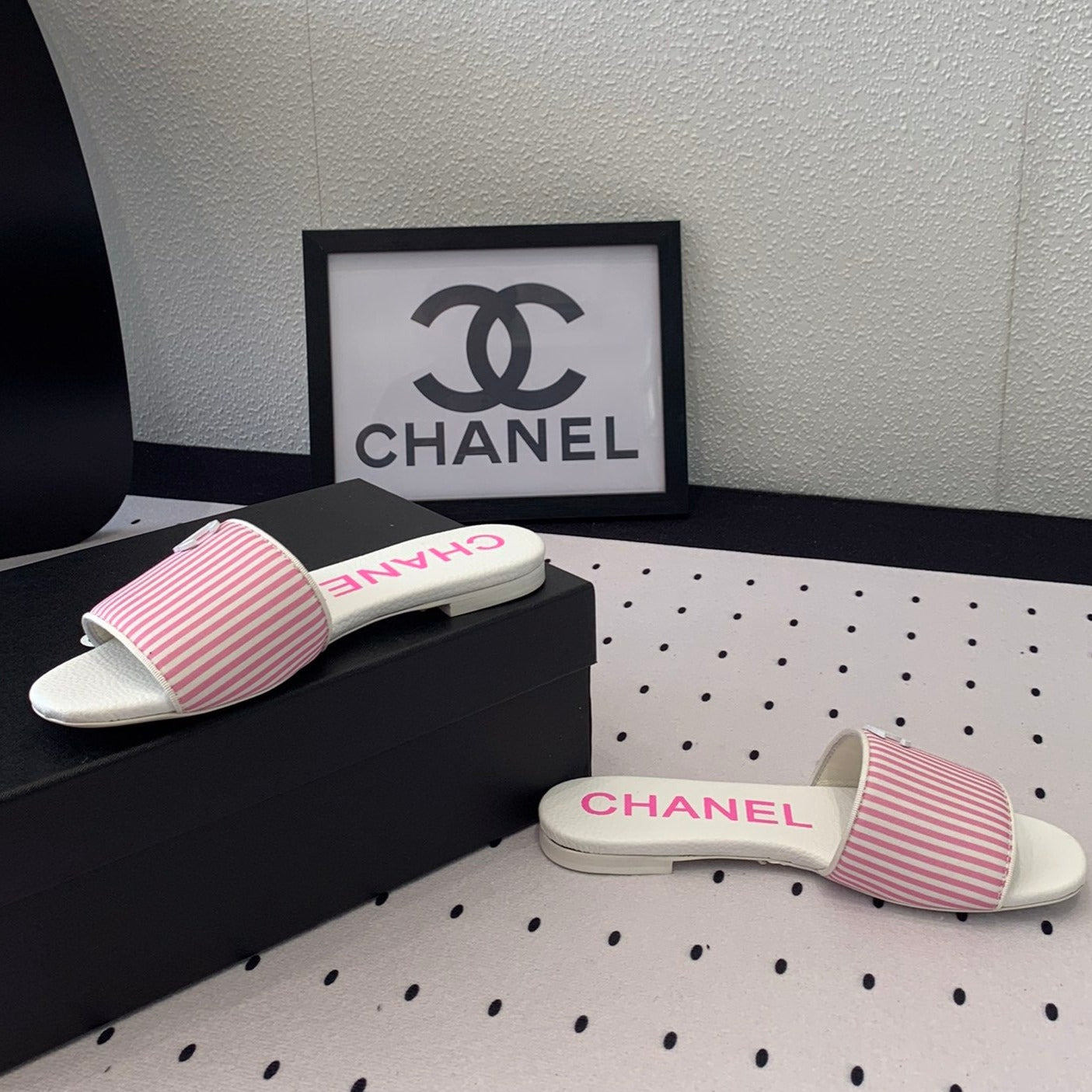 MULES pink LAMBSKIN - 35