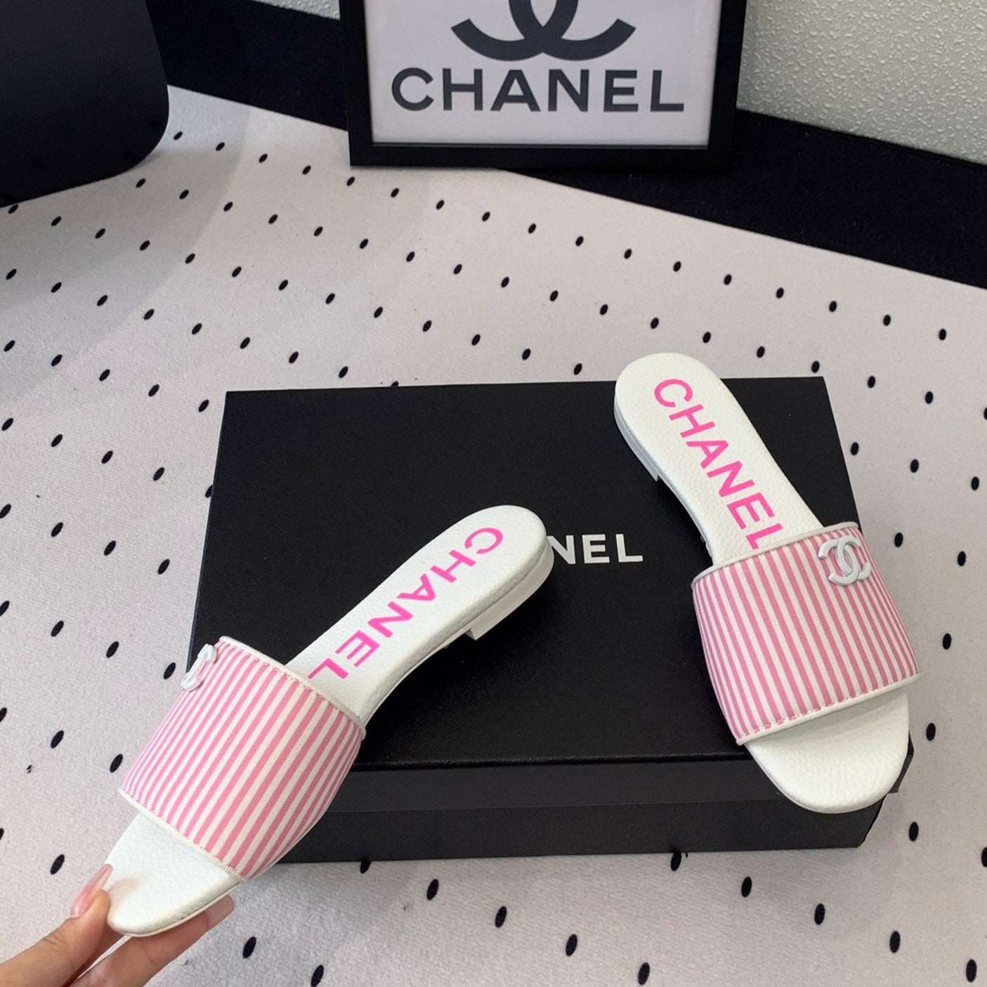 MULES pink LAMBSKIN - 35