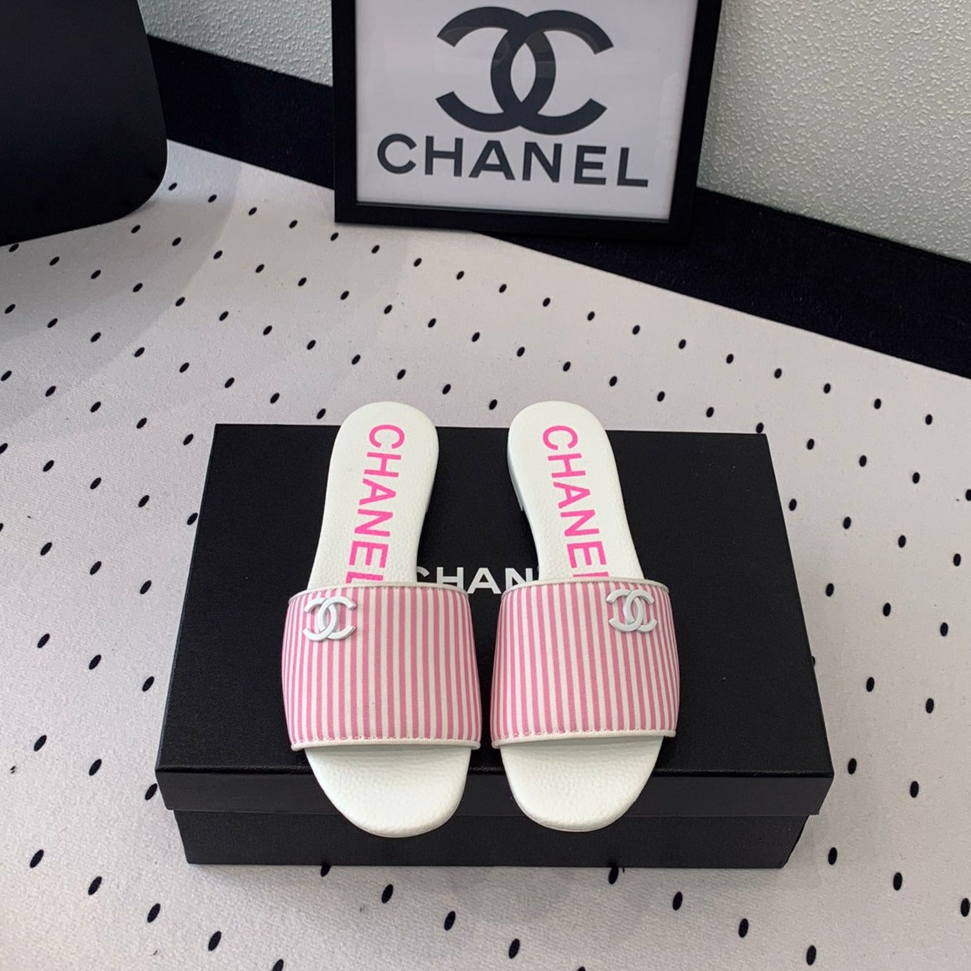 MULES pink LAMBSKIN - 35