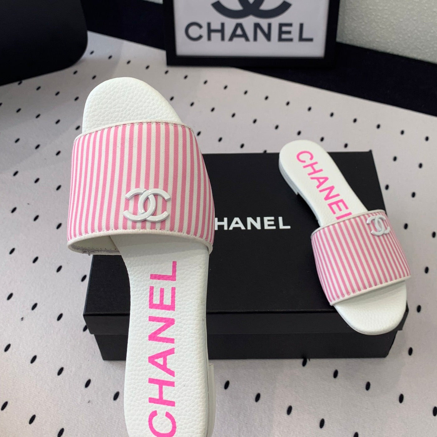 MULES pink LAMBSKIN - 35
