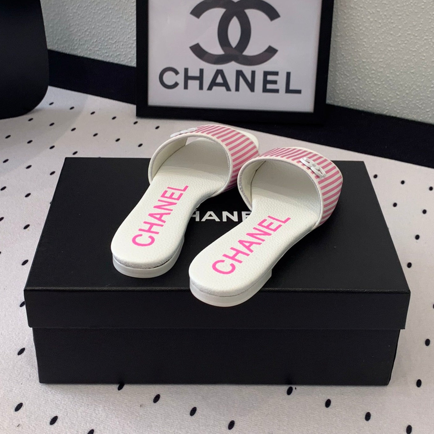 MULES pink LAMBSKIN - 35