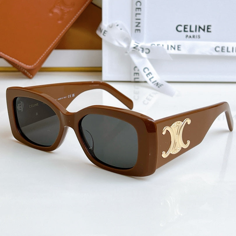 TRIOMPHE SUNGLASS CL40282 IN ACETATE - Green