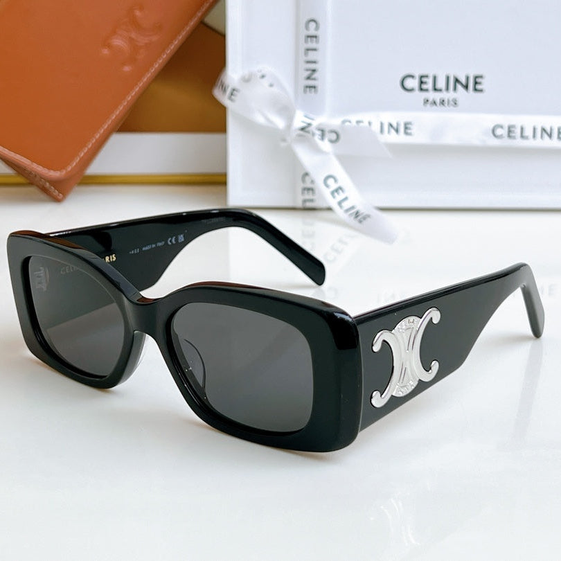 TRIOMPHE SUNGLASS CL40282 IN ACETATE - Green