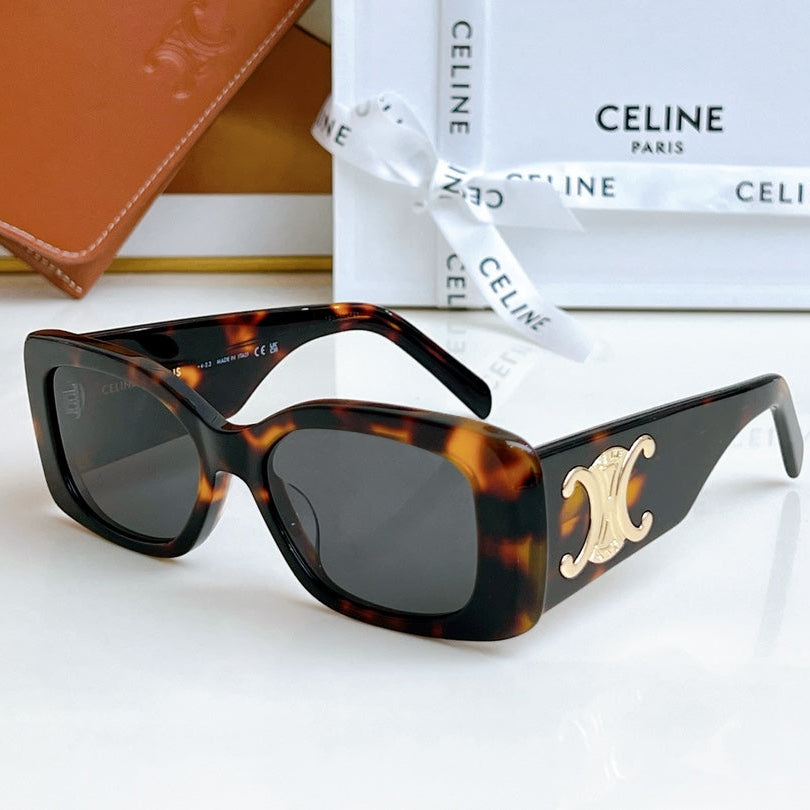 TRIOMPHE SUNGLASS CL40282 IN ACETATE - Green