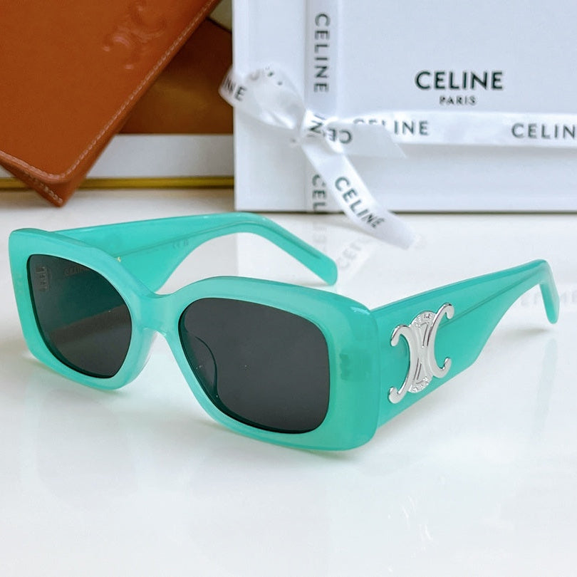 TRIOMPHE SUNGLASS CL40282 IN ACETATE - Green