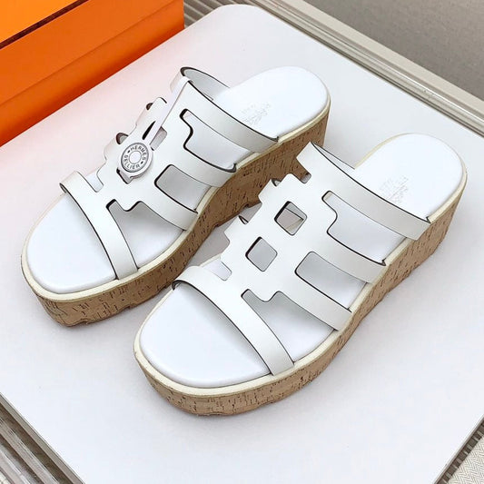 ISABELLA 30 SANDAL IN WHITE CALFSKIN - 34