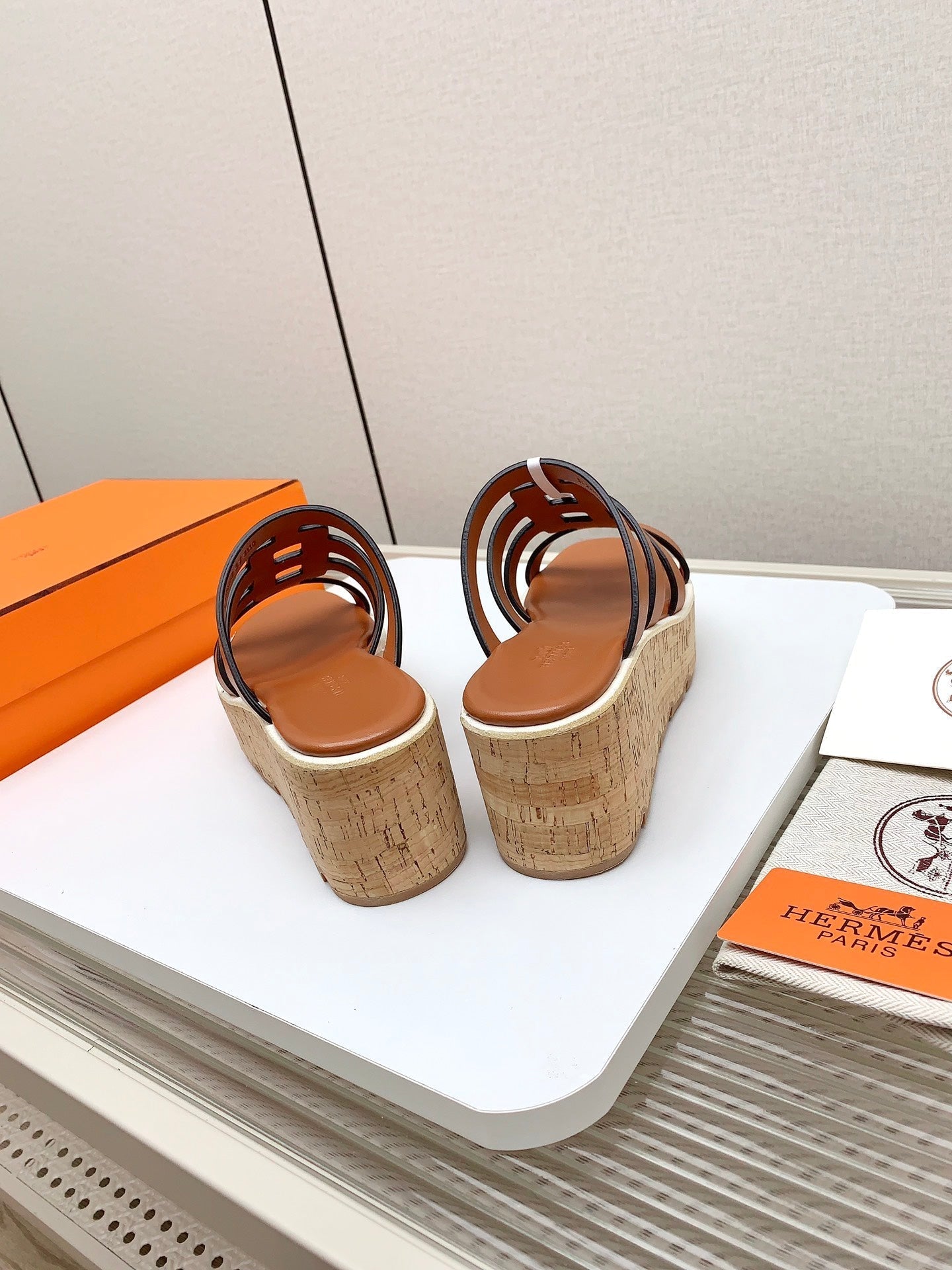 ISABELLA 30 SANDAL IN BRONZE BROWN CALFSKIN - 34