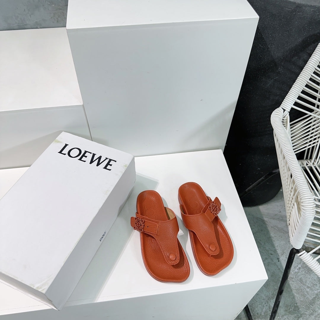 LW THONG SANDALS BRICK CALFSKIN - 35
