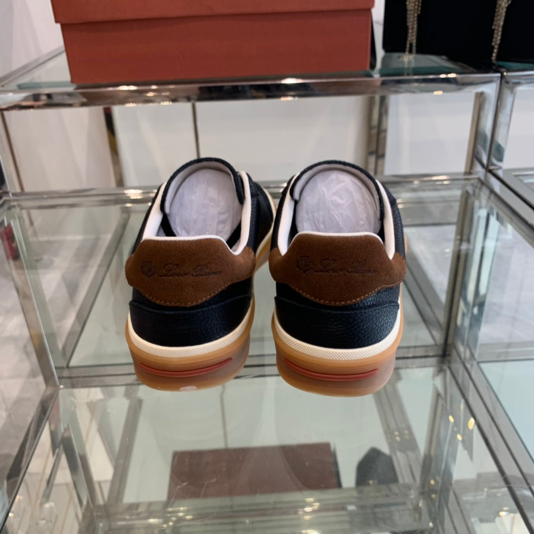 LP TENNIS WALK SNEAKERS BLACK CALFSKIN - 35