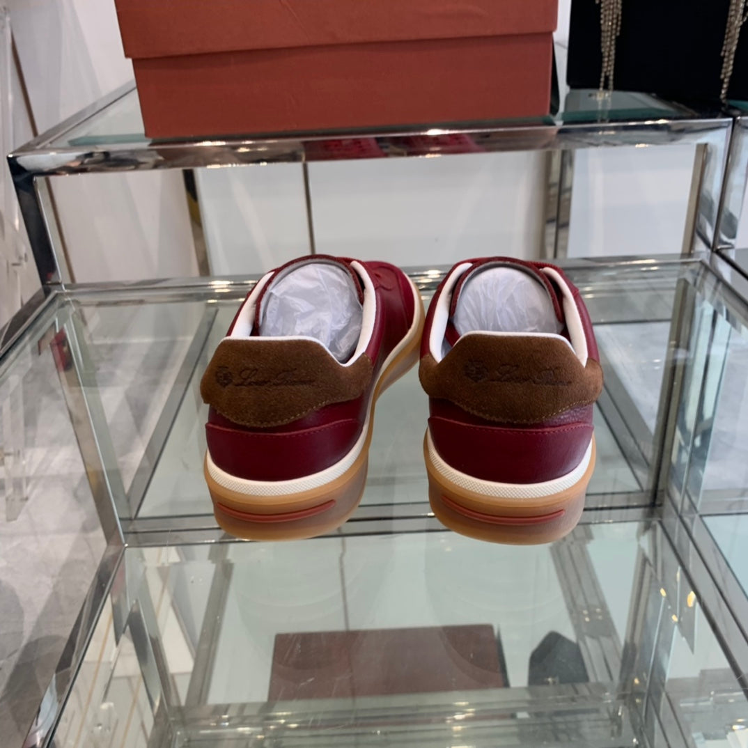 LP TENNIS WALK SNEAKERS CHERRY CALFSKIN - 35