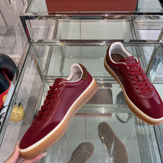 LP TENNIS WALK SNEAKERS CHERRY CALFSKIN - 35