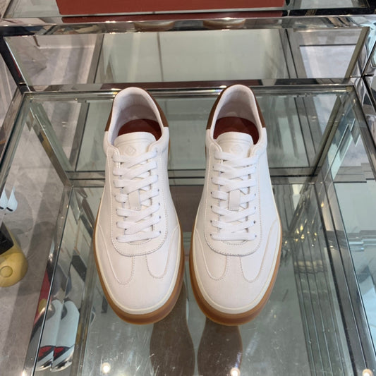 LP TENNIS WALK SNEAKERS WHITE CALFSKIN - 35