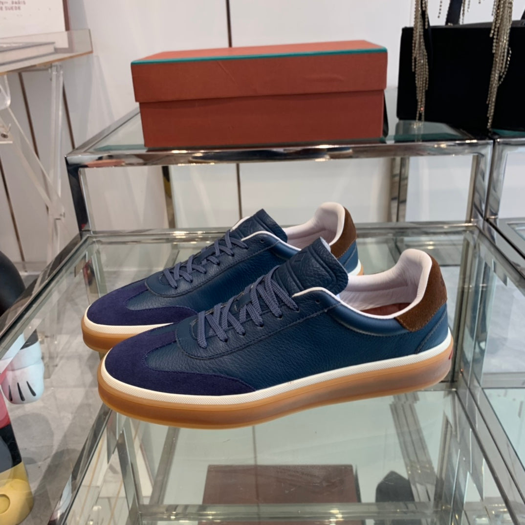 LP TENNIS WALK SNEAKERS NAVY CALFSKIN - 35
