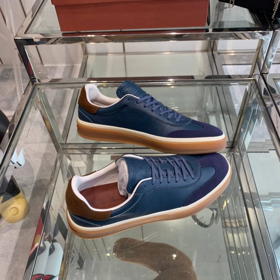 LP TENNIS WALK SNEAKERS NAVY CALFSKIN - 35