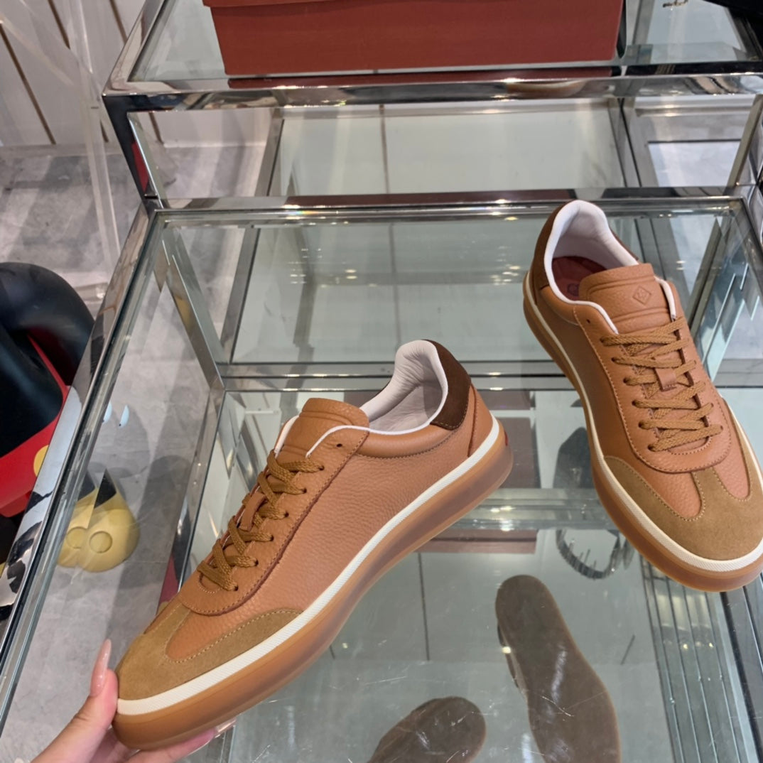 LP TENNIS WALK SNEAKERS TAWNY CALFSKIN - 35