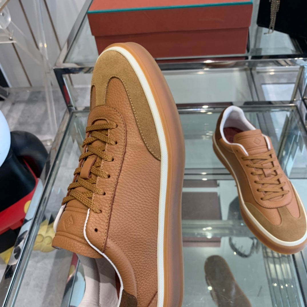 LP TENNIS WALK SNEAKERS TAWNY CALFSKIN - 35