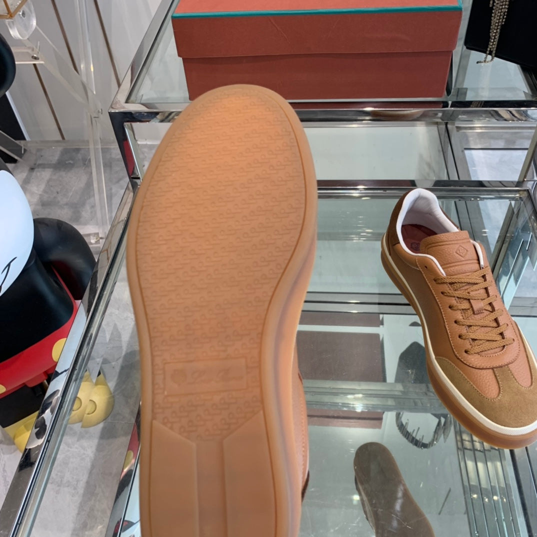 LP TENNIS WALK SNEAKERS TAWNY CALFSKIN - 35