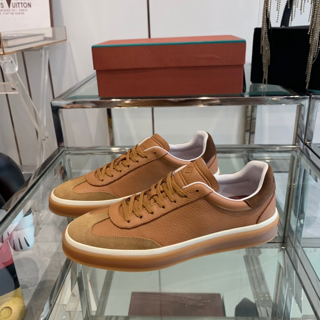 LP TENNIS WALK SNEAKERS TAWNY CALFSKIN - 35