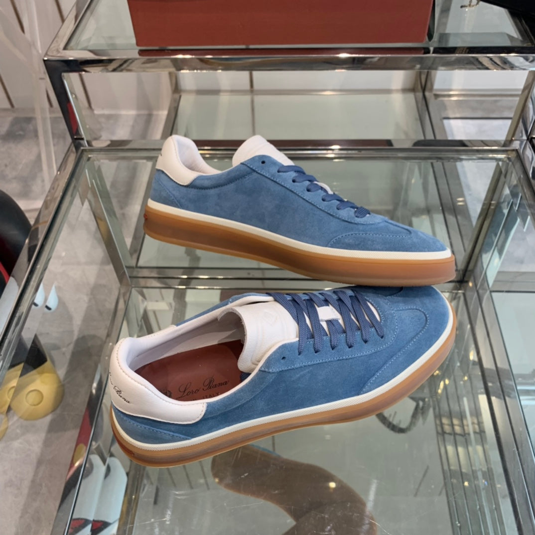 LP TENNIS WALK SNEAKERS AEGEAN SUEDE - 35