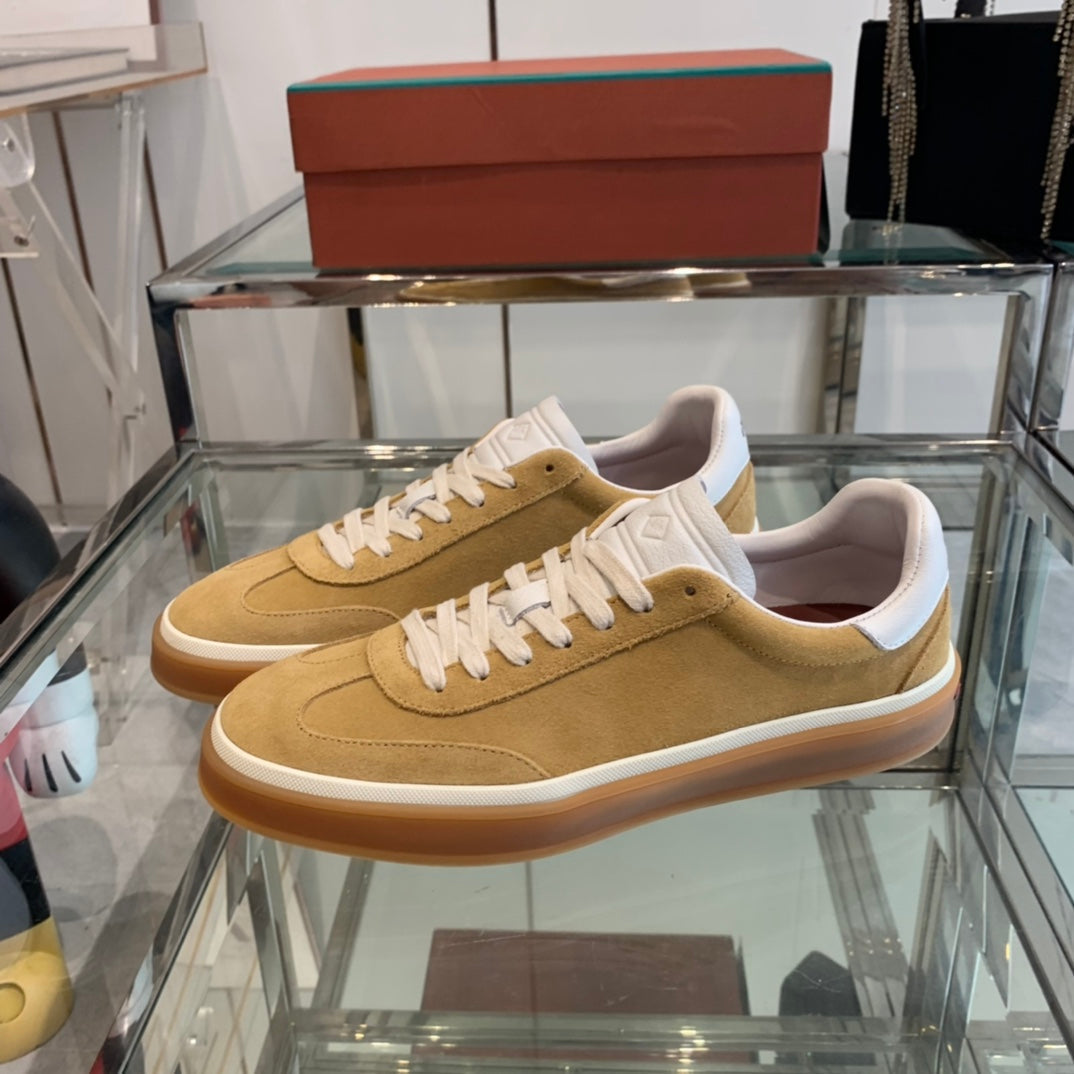 LP TENNIS WALK SNEAKERS CAMEL SUEDE - 35