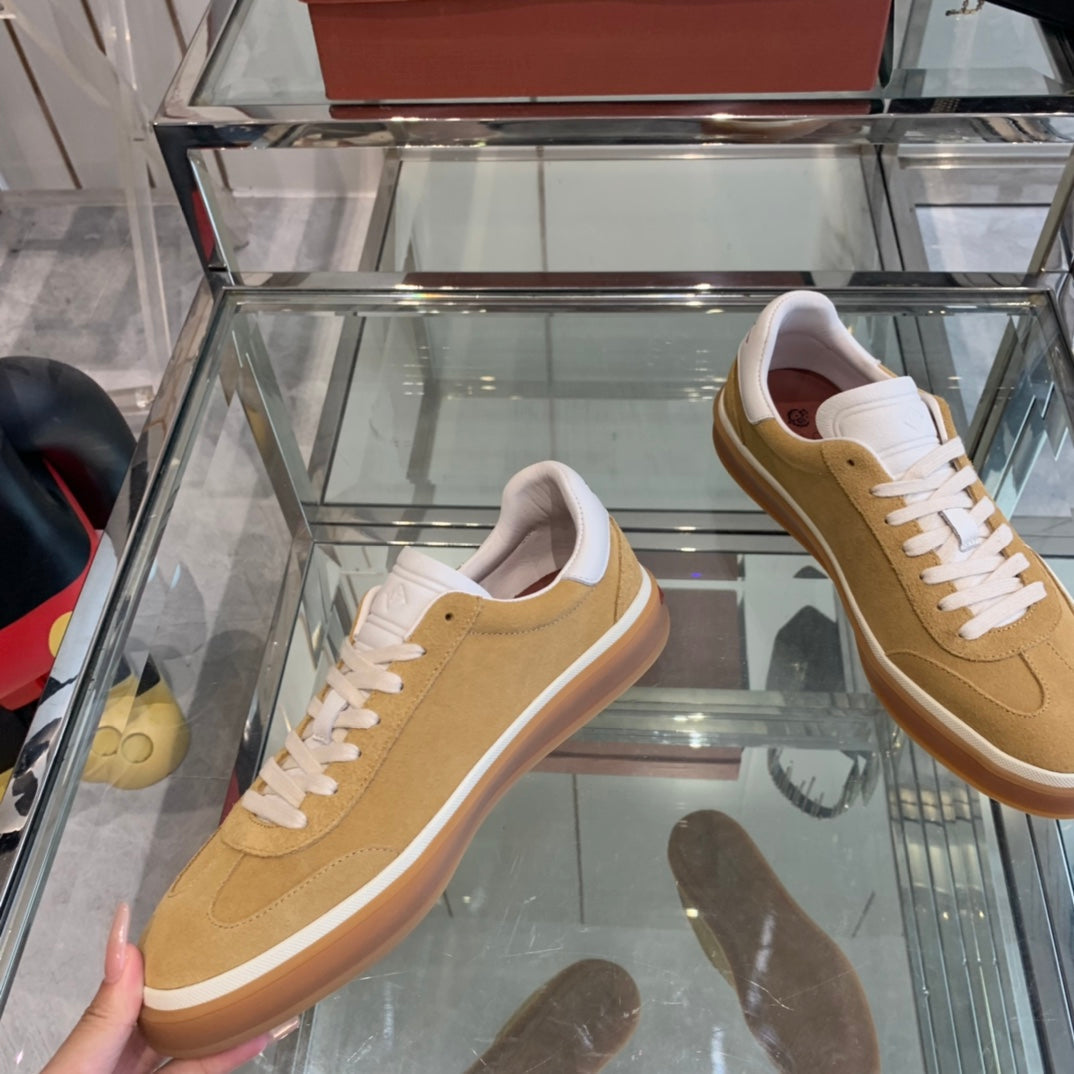 LP TENNIS WALK SNEAKERS CAMEL SUEDE - 35
