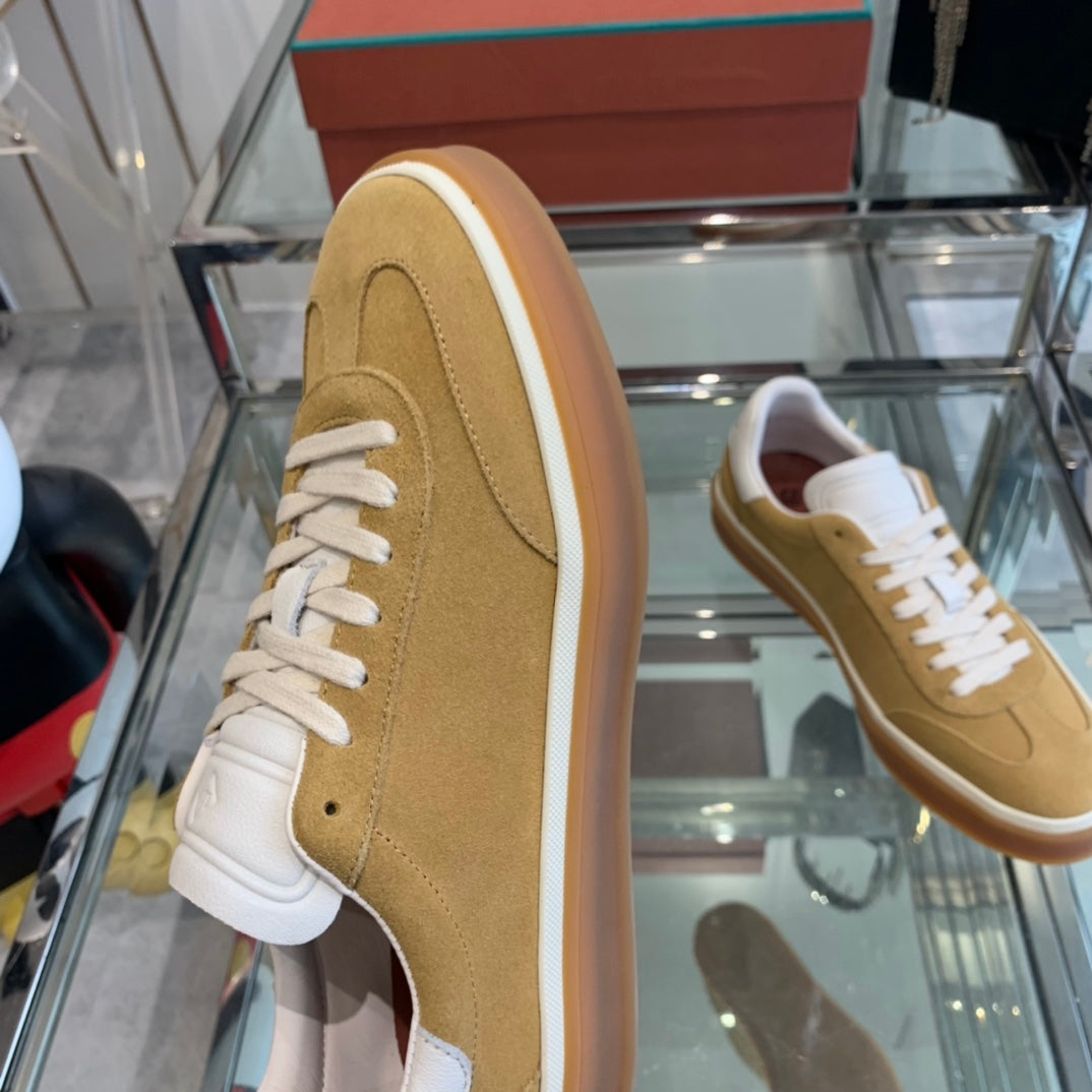 LP TENNIS WALK SNEAKERS CAMEL SUEDE - 35