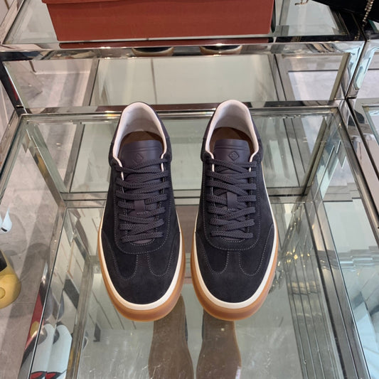 LP TENNIS WALK SNEAKERS CHARCOAL SUEDE - 35