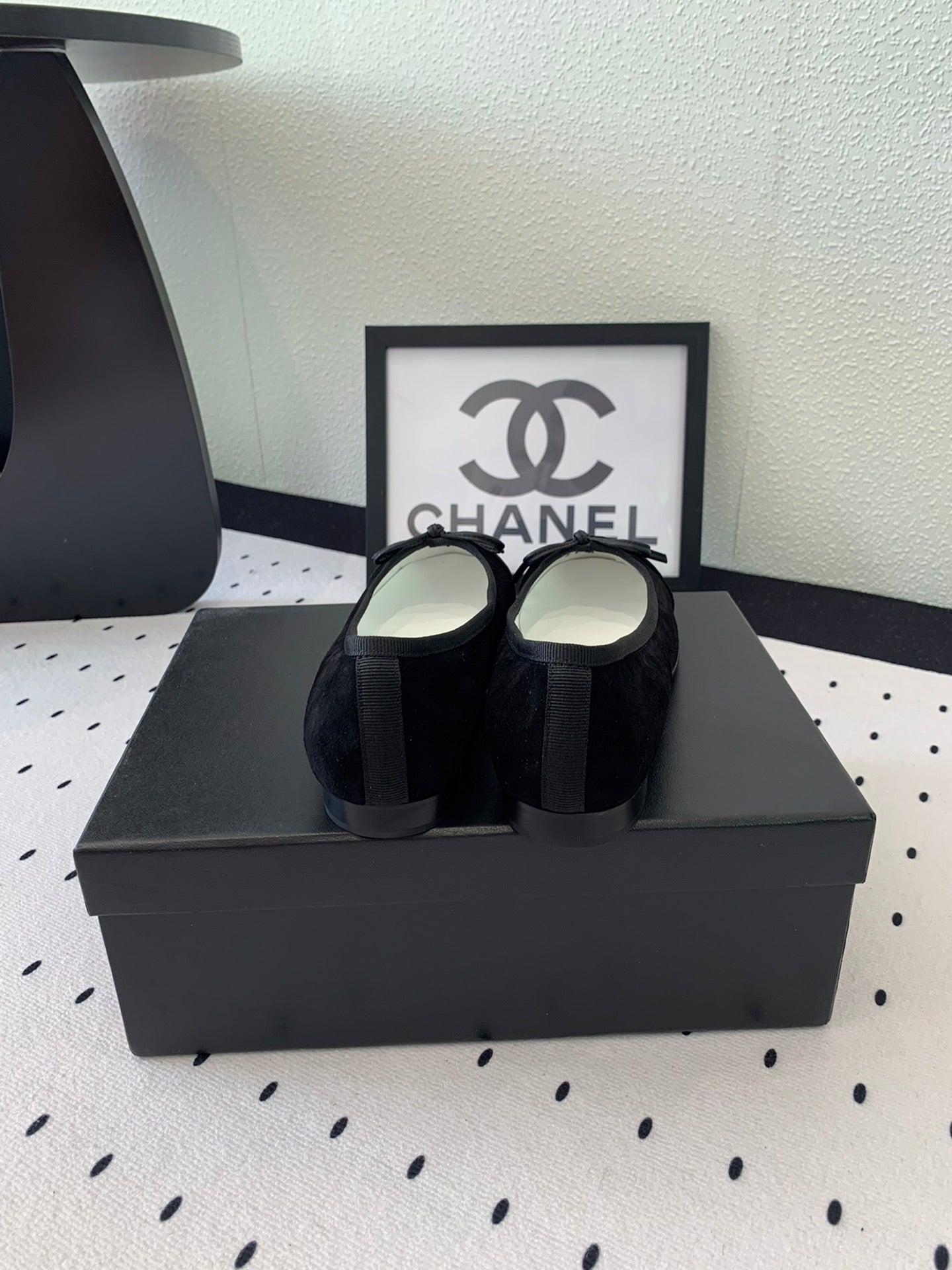 BALLET FLAT BLACK VELVET - 34
