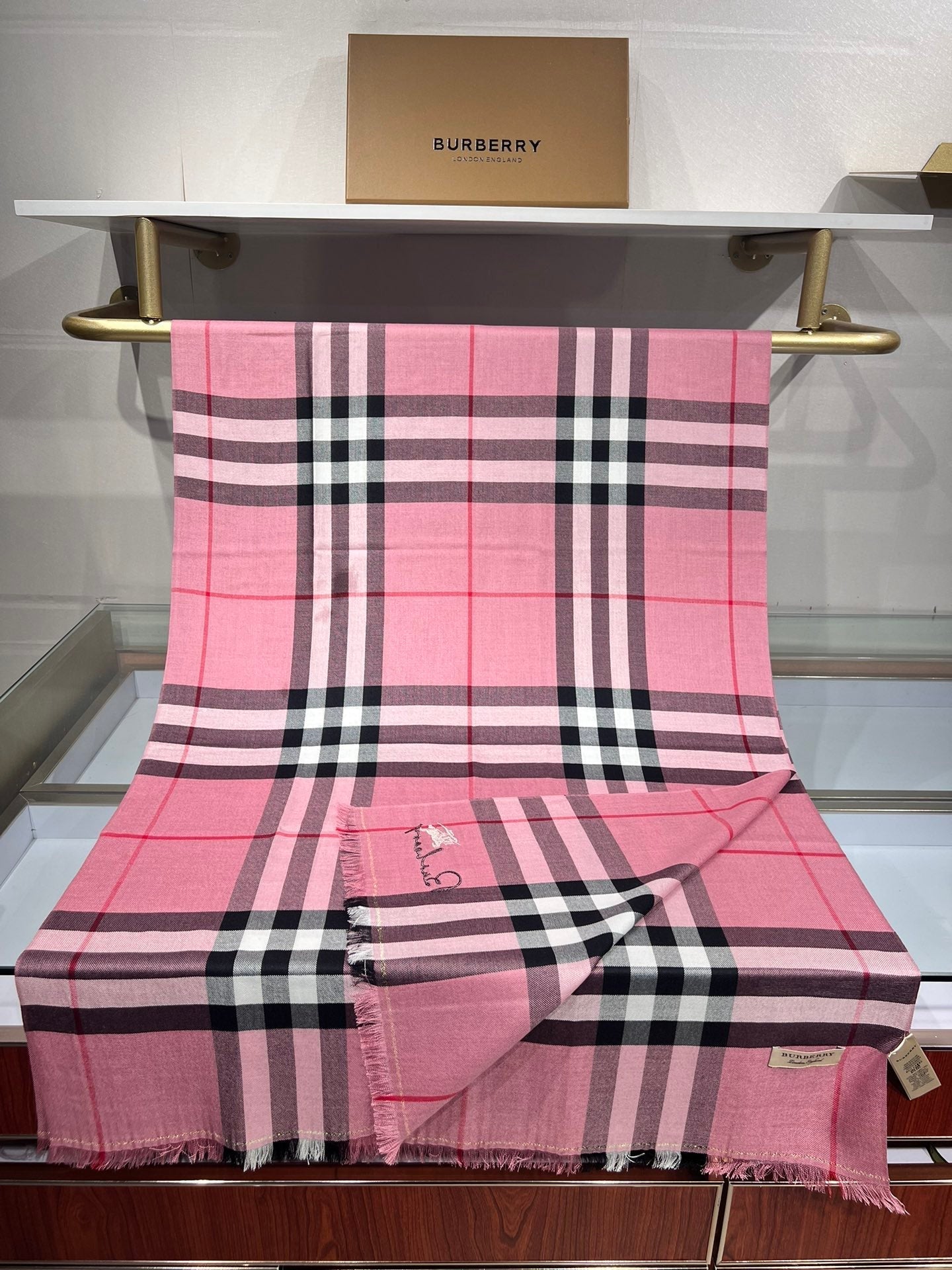 BBR SCARF 200 CM IN CASHMERE 490989